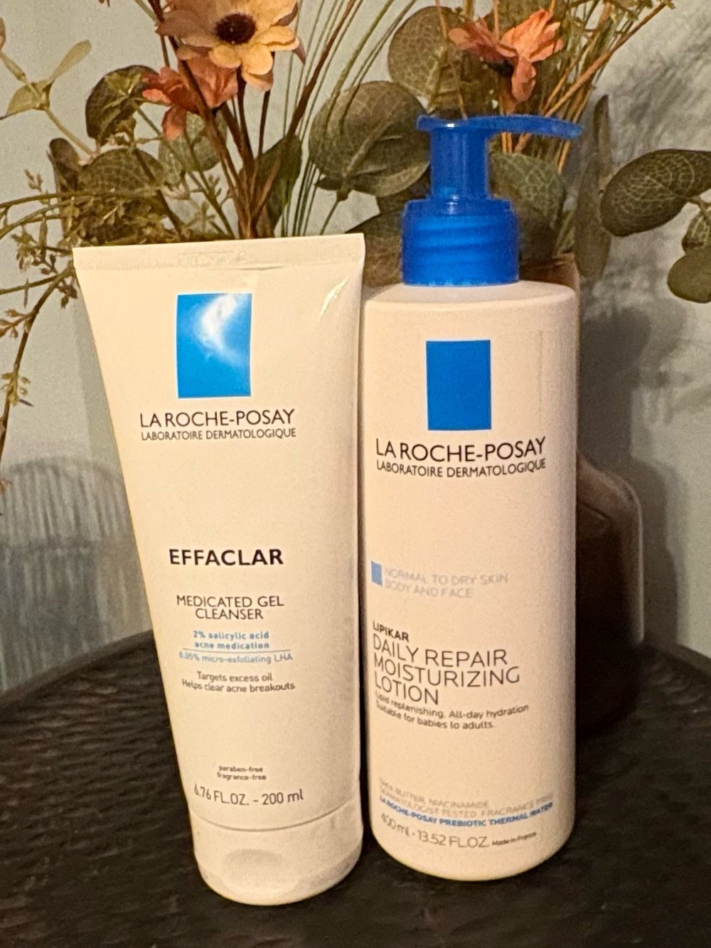LaRoche-Posay Effaclar Medicated Gel Cleanser/Daily Lotion Duo